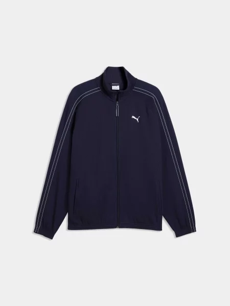 Спортивна кофта PUMA Class Relaxed Material комбінований верх синій