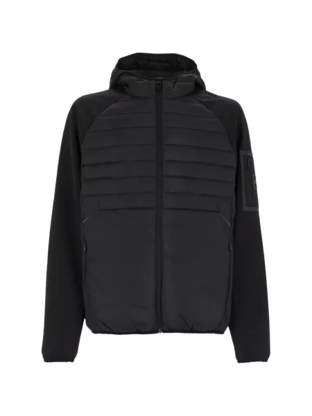 Geacă Boss Green Hugo Boss cu glugă negru