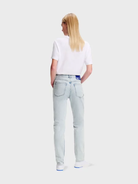 Прямые джинсы Karl Lagerfeld Jeans голубые