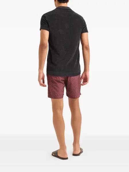 Tricou Orlebar Brown din material terry gri