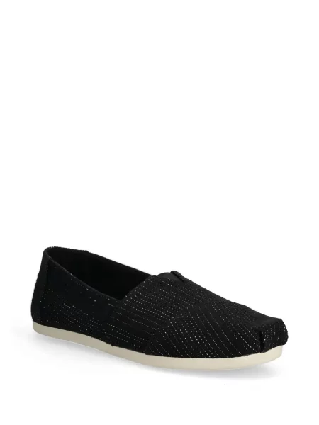 Balerini Toms cu vârf pătrat negru
