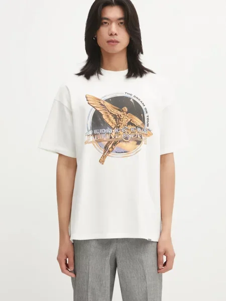 Tricou REPRESENT Golden Tour T-Shirt UNISEX Flat White L alb