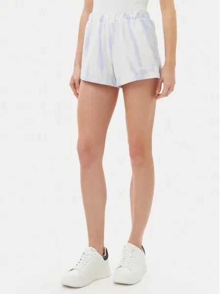 Guess Pantaloni scurți sport celest albastru