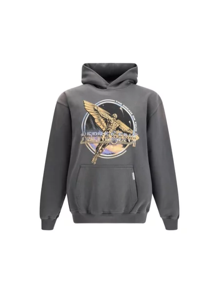 Bluza z kapturem Represent szara