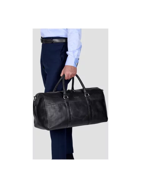 Torba Howard London skórzana czarna