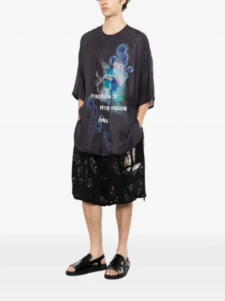Scurt cămașă Yohji Yamamoto gri