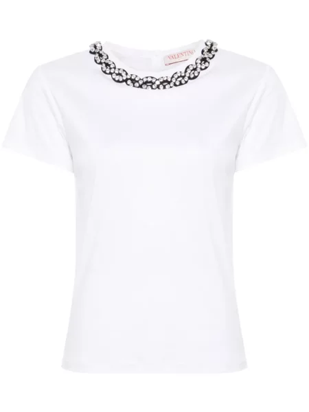 Tricou Valentino Garavani alb