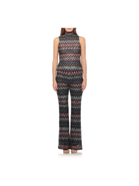 Lniane spodnie Missoni