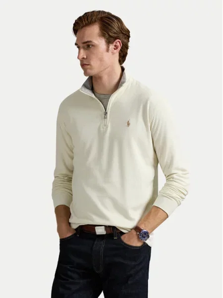Polo Ralph Lauren Μπλούζα φούτερ / κρεμ μπεζ
