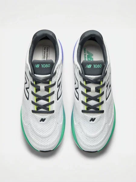 Кроссовки для бега New Balance с сеткой в сеточку белые
