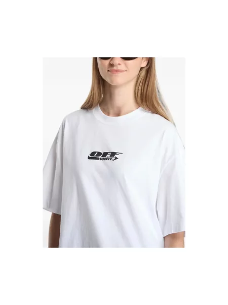 Koszulka Off-white z logo biała