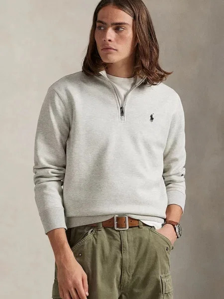 Пуловер Polo Ralph Lauren мъжки сиво
