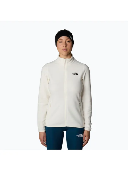 The North Face дамски суитшърт Glacier FZ white dune/npf бяло