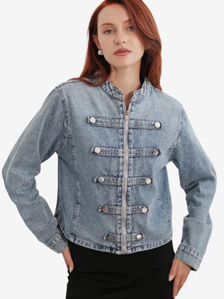 Bigdart Téli dzseki Jeansjacken & -mäntel farmer kék