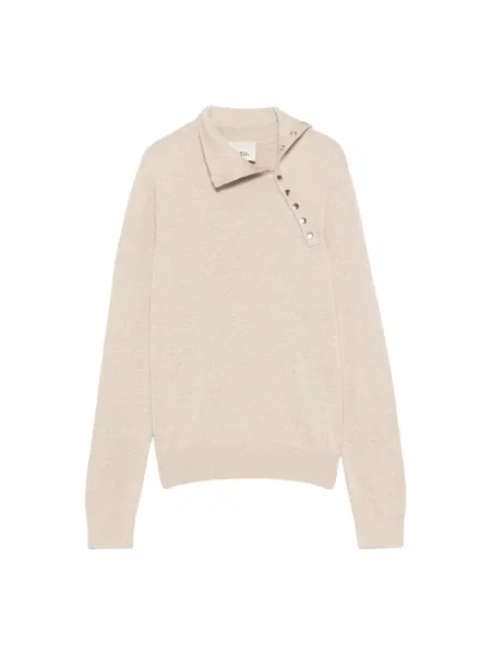 Sweter Isabel Marant wełniany beżowy