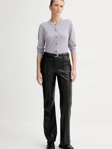 Calvin Klein Volnena jopica vijolična