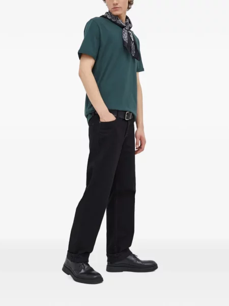 Tricou Les Deux cu autograf verde