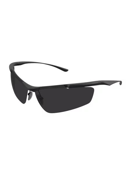 Lniane okulary przeciwsłoneczne Balenciaga w geometryczne wzory szare