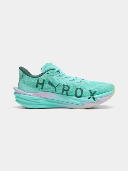 Кросівки для бігу PUMA Deviate Nitro 4 x Hyrox комбінований верх зелений