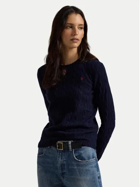 Polo Ralph Lauren Пуловер Тъмносин Straight Fit