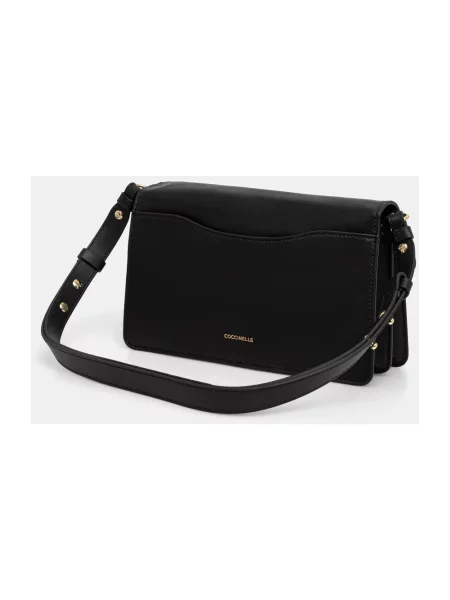Coccinelle torebka crossbody skórzana czarna