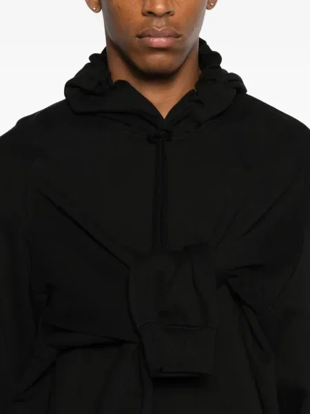 Суичър с качулка Comme Des Garçons Shirt с качулка черно
