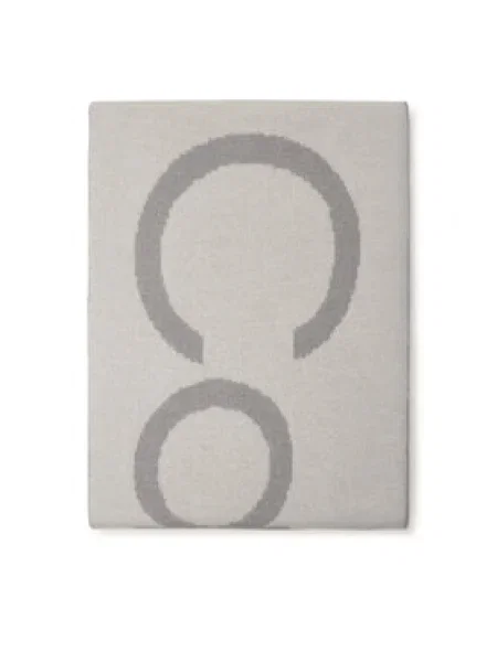 Sál Calvin Klein Bold Logo Wool Scarf Grey Universal szürke