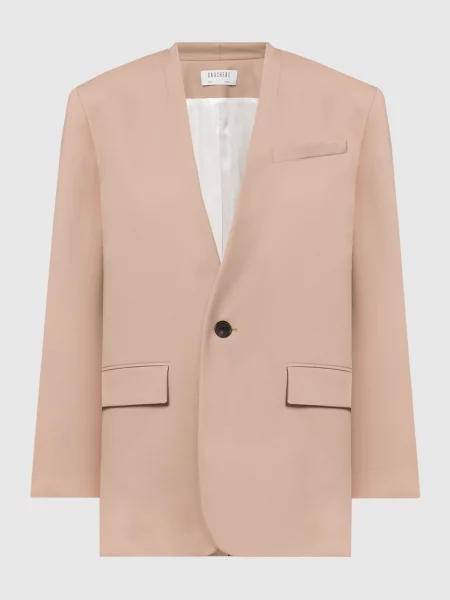 Жакет з вовни подвійної конструкції Gauchere коричневий