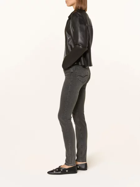 Mos Mosh Skinny Džíny Mmvice grey šedé