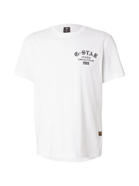 G-STAR Tricou Studio Ams negru alb