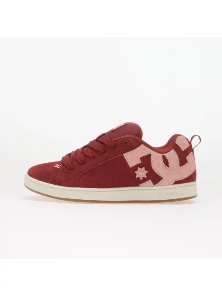 Tenisky DC Court Graffik SD Dark Red/ Pink/ Off White EUR 41 bílé