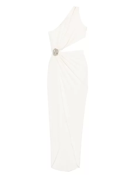 Sukienka mini .amen. drapowana na jednym ramieniu