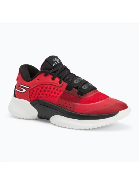 Férfi kosárlabda cipő SKECHERS SKX Resagrip red/black SKX Resagrip RDBK fekete