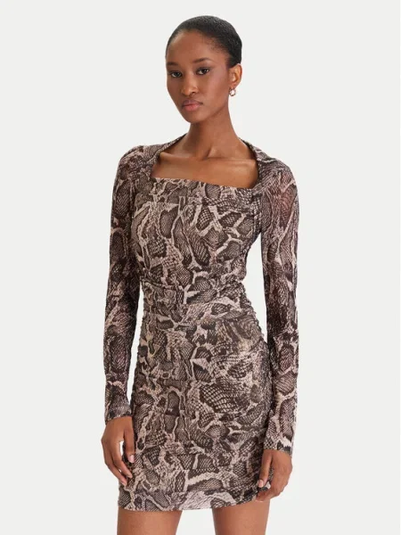 Guess Rochie cocktail Bej maro