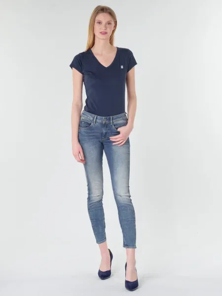 Skinny fit džínsy G-star modrá