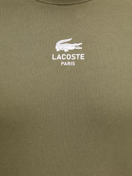 Свитер Lacoste с принтом зеленый