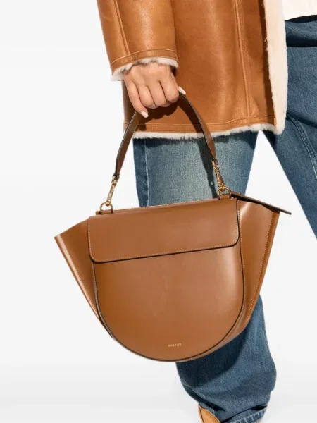 Geantă shopper Wandler din piele maro