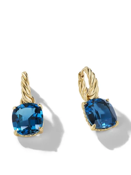 Auskarai David Yurman mėlyna