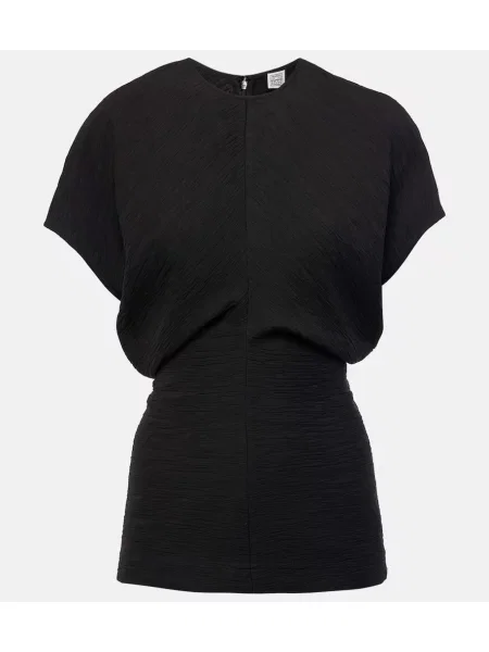 Top Toteme plisat negru