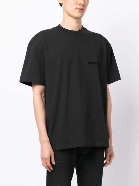 Μπλούζα Fear Of God Essentials με σχέδιο μαύρο
