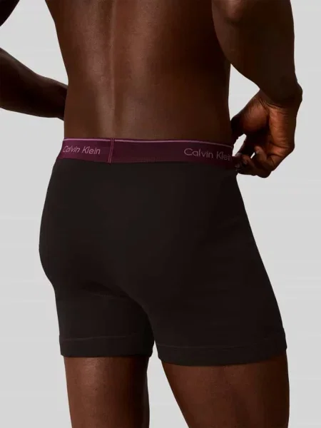 Obcisłe bokserki z czystej bawełny w Calvin Klein Underwear czarne