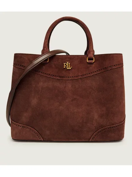 Geantă LAUREN RALPH LAUREN maro