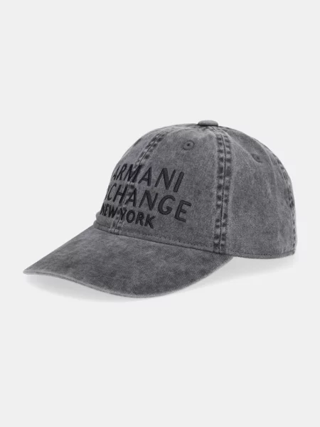 Armani Exchange șapcă de baseball din gri