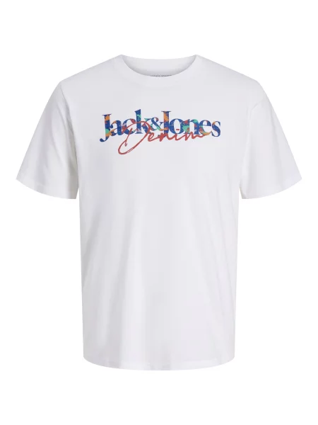 Jack & Jones Junior Tricou JJTOM albastru / roșu alb