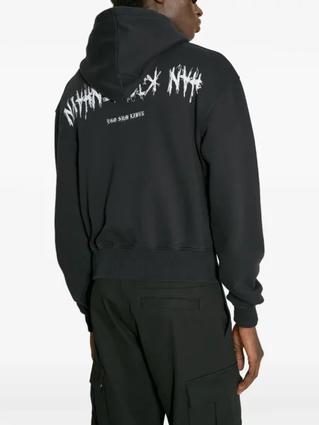 Hoodie Han Kjøbenhavn με σχέδιο μαύρο