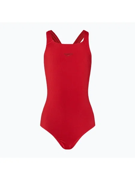 Speedo Eco Endurance+ Medalist costum de baie pentru copii dintr-o singură piesă roșu