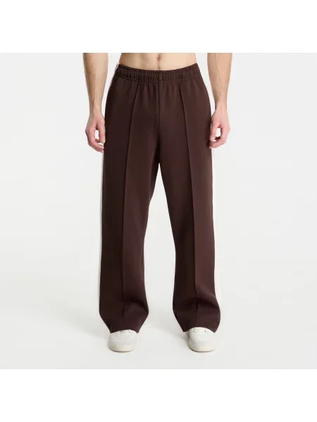 Spodnie dresowe Urban Classics Piqué Open Leg Trackpants Brown XL brązowe