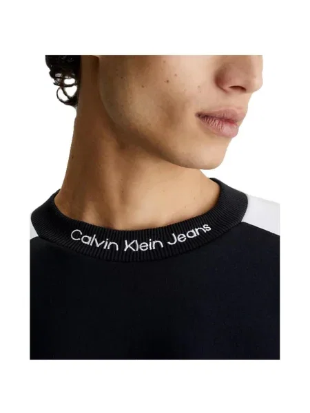 Geacă de blugi Calvin Klein Jeans negru