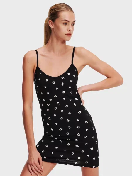 Нічна сорочка Karl Lagerfeld чорна