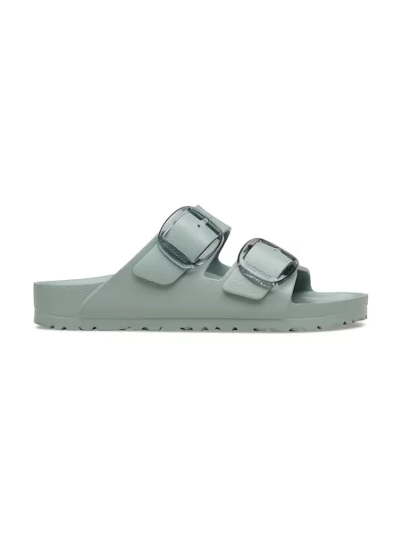 Sandały Birkenstock na sprzączkę zielone